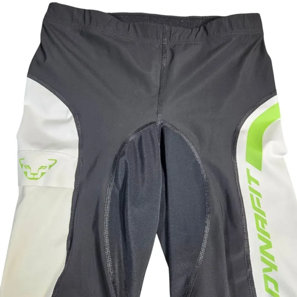 Dynafit‎ Trekking Outdoor Tight Fit Black And Green Pants Size 32 Hiking Riding